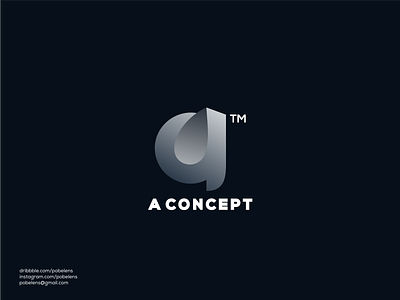 A Concept 3d animation app branding design graphic design icon illustration logo logodesign motion graphics ui ux vector