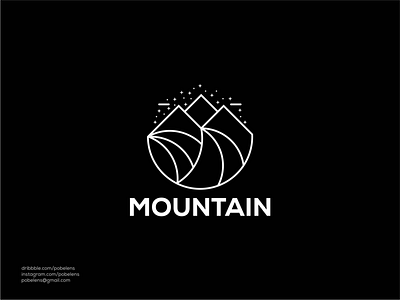 Lineart Mountain Logo app brand mark branding design icon illustration lineart logo logo logodesign monoline logo mountain logo royal logo sale logo ui ux vector vintage logo