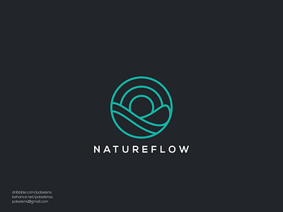 Nature Logo brand mark branding design flow illustration jewelry logo logo logodesign nature nature logo sale logo top logo ui ux