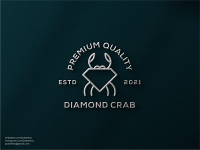 Diamond Crab Concept Logo