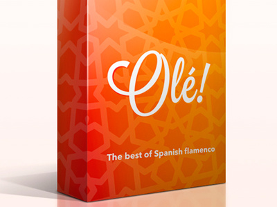 Olé! branding cd cover cover art design lavanderia packaging wip