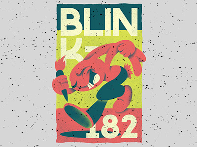 Blink '82 graphic design illustration t shirt design