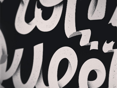 Bandage script custom script graphic design illustration lettering typography