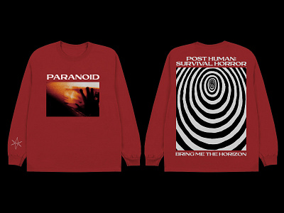 Paranoid design graphic design illustration merch streetwear t shirt