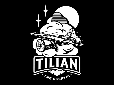 Tilian- Plane band design fashion graphic design illustration merch music streetwear t shirt t shirt design