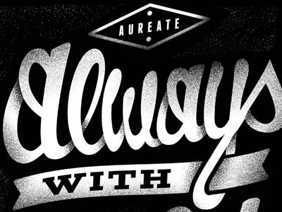 Always with gold intensions custom script lettering t shirt design typoghraphy