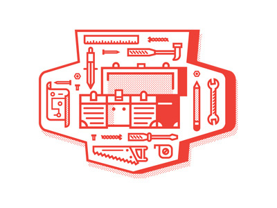 Tools II icons illustration infographic