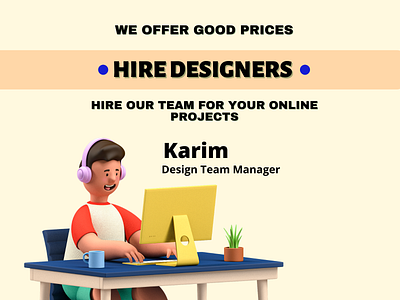 Karim as a design team manager