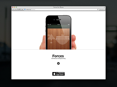 Forces for iOS animation app architecture css engineering forces ios minimal structures web