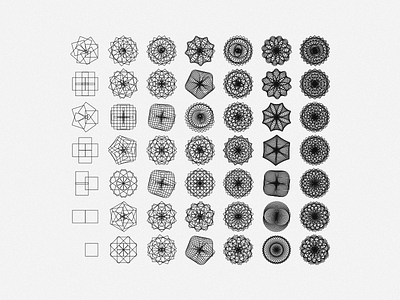 Geometric Explorations fractal geometric geometry grid minimal parametric