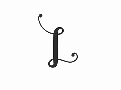 L Lettering Logotype design hand l lettering logo sketch type