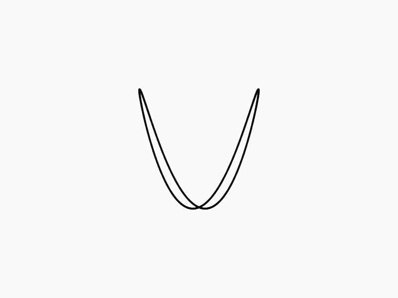 180315 · Monochrome cosine framesaver gif.js lines loop math minimal p5 p5.js simple sine sketch