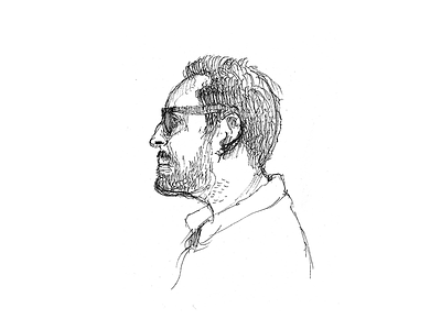 García del Castillo art drawing ink person portrait sketch urbansketch