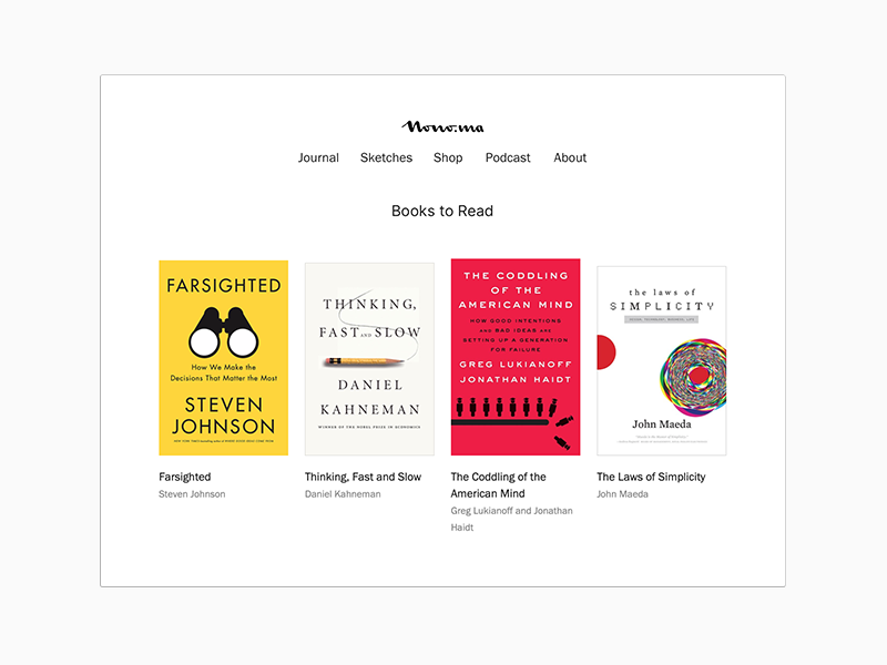 181207 Books To Read By Nono Martínez Alonso On Dribbble