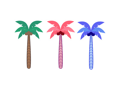 palm tree beach design graphic illustration nature natureart palm tree summer tree vector