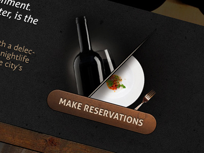 Make Reservations Button bottle brown button dark plate rounded button texture wood