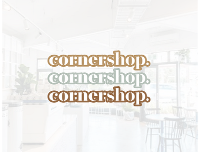 Cornershop. branding design illustration illustrator logo minimal typography