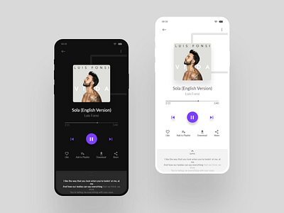 Music App UI Design