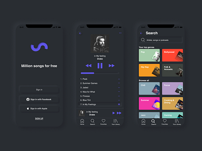 Onboarding music player