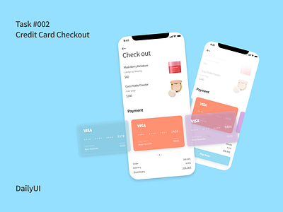 Credit Card Checkout #DailyUI 002 design ui