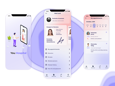 Medical App app design illustration ui ux