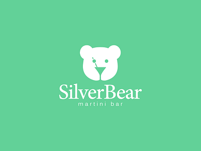 Logo design - Silver Bear Martini Bar