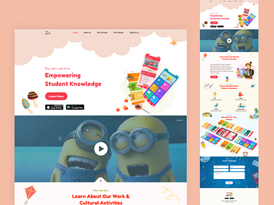 Website Landing Page Design | Sakshi Designer