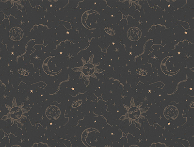 Constellation design hand drawing illustration pattern pattern art patterndesign print