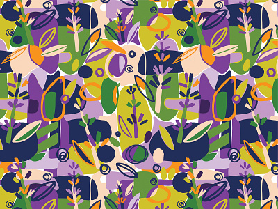 Lavander abstract design flowers illustration pattern pattern art patterndesign print vector wildflowers