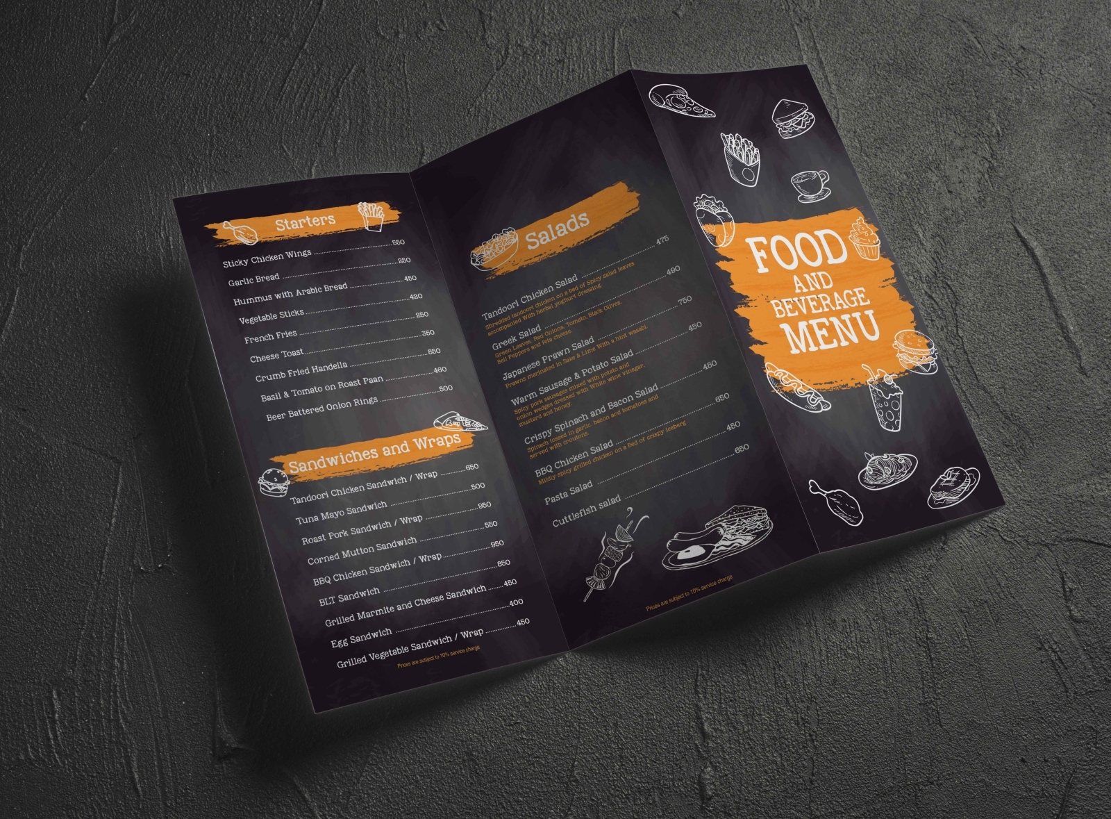 Food Menu Design by Bathiya on Dribbble