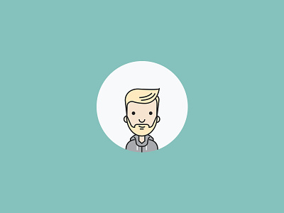 Self Portrait avatar beard blonde design graphic graphicdesign illustration portrait