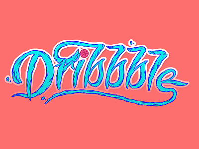 Dribbble brushpen calligraphy dribbble hand lettering lettering noise photoshop type typography