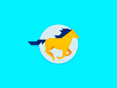 horse flat horse icon illustration illustrator vector