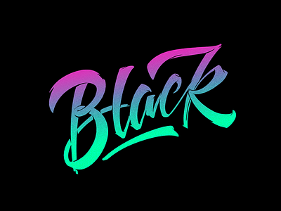 Black black calligraphy illustration letter lettering photoshop type typography