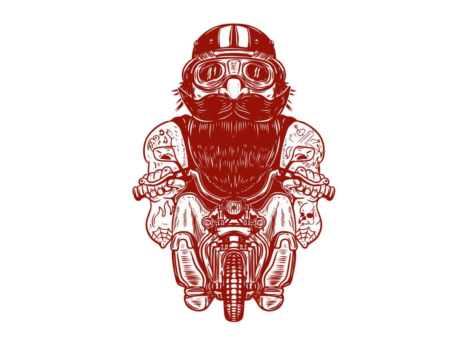 funny-biker-character-by-kotliar-ivan-on-dribbble