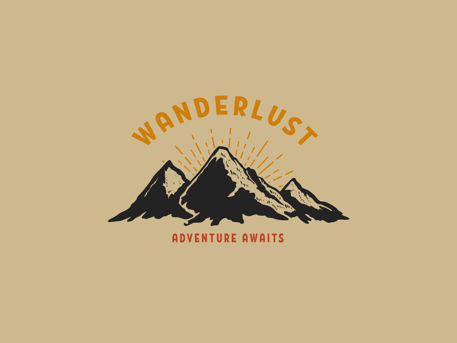 Mountain with lettering. T shirt print by Kotliar Ivan on Dribbble