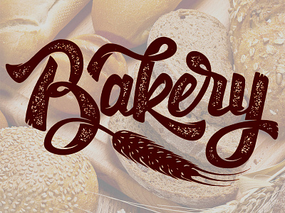 Bakery bakery calligraffiti hand drawn lettering lettering logo logodesign vector art