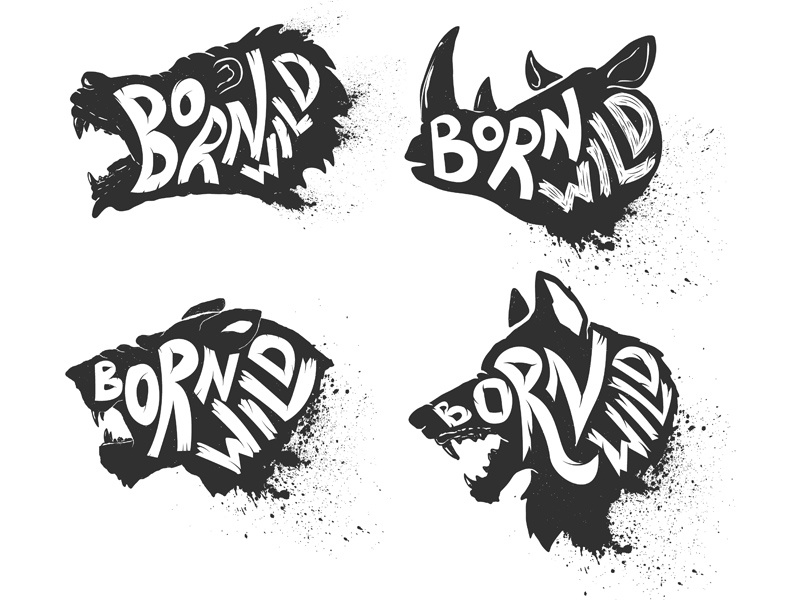 Born Wild by Kotliar Ivan on Dribbble