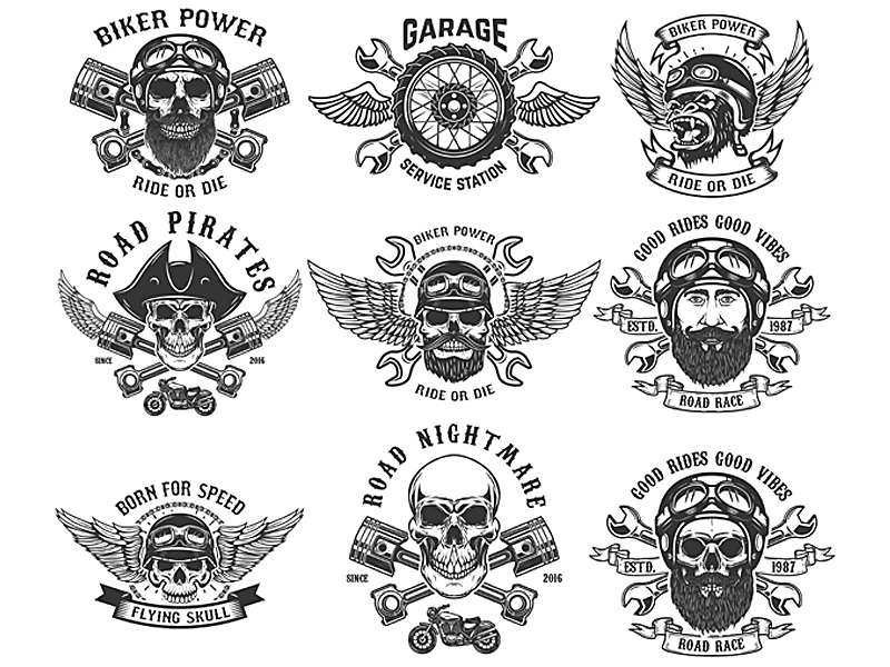 Biker Club Emblems By Kotliar Ivan On Dribbble