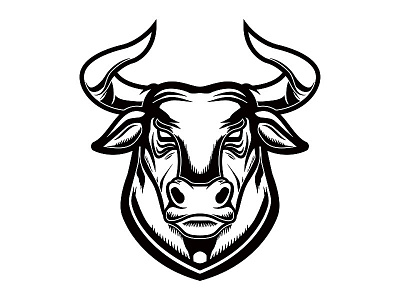 Bull head by Kotliar Ivan on Dribbble