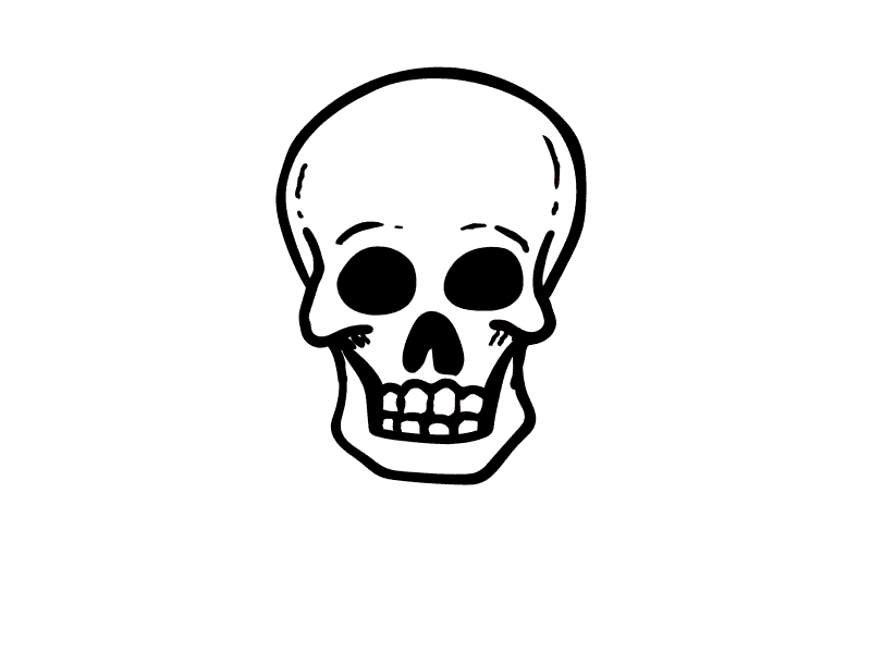 skull animation adobe animate animation cartoon comic art flash skull