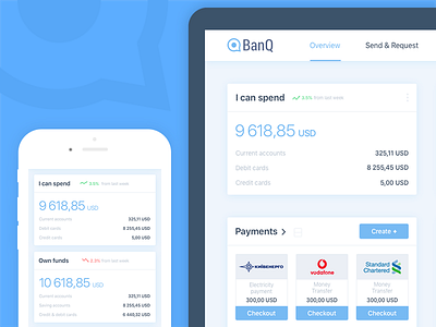 Banking App app banking dashboard finance financial ui ux