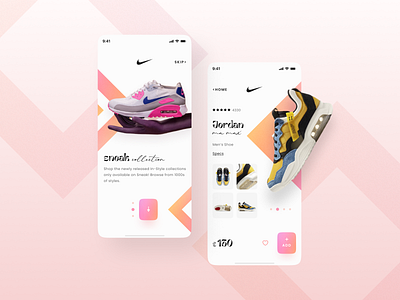 Nike App UI Design Concept