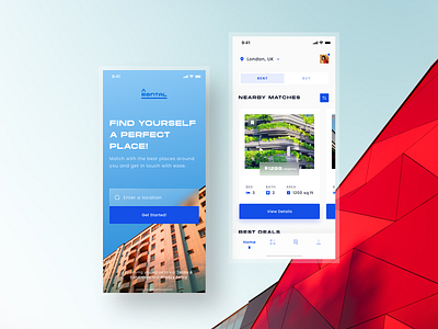 Rental App UID Concept