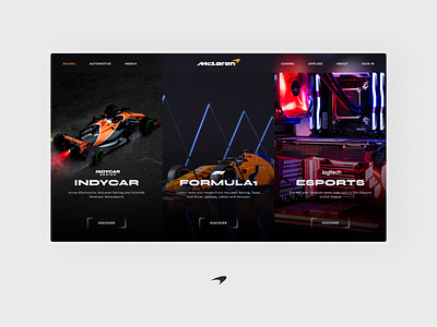 McLaren F1 Section Web Redesign Concept app branding clean design graphic design illustration typography ui ux