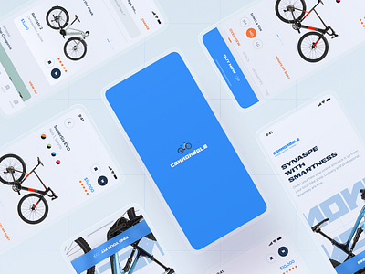 Cannondale Cycle App UID Concept app branding clean design graphic design illustration logo typography ui ux