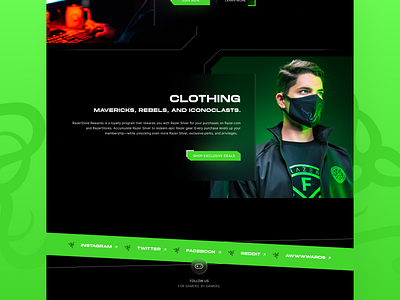 Razer Landing Page Design Concept