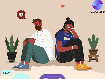 Illustrator Design ❤️ Toxic Relationship 💔 Illustration - EBook