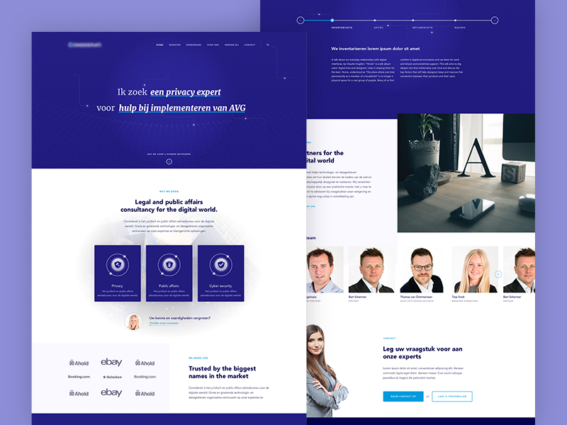 Landing Page - Website by Edwin Vroonland on Dribbble