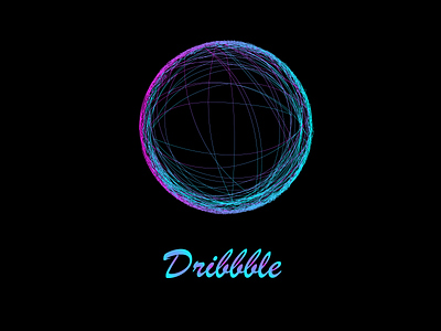 dribbble ball illustration
